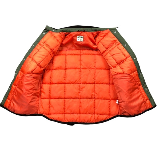 Lake & Trail Outdoor Hiking Camping Snap Button Puffer Jacket Mens Medium - Picture 2 of 5